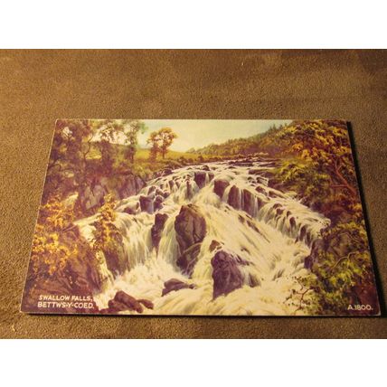 Valentines Postcard, Swallow Falls, Bettws-Y-Coed - Artist E.H Thompson A1800