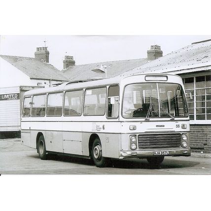 Black & White Photo of Greater Manchester Transport - AJA 357L ex SELNEC P.T.E.