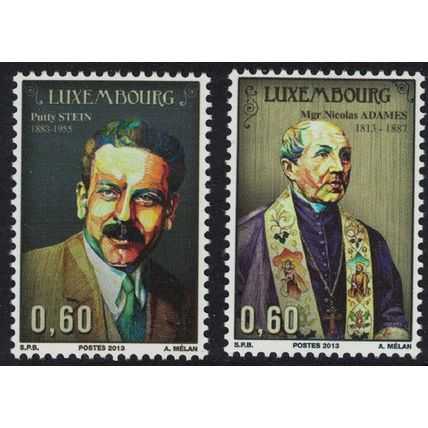 Luxembourg Personalities 2v 2013 MNH SG#1970-1971