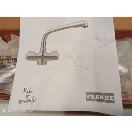 FRANKE DANUBE KITCHEN MIXER TAP NEW (FREE POSTAGE)