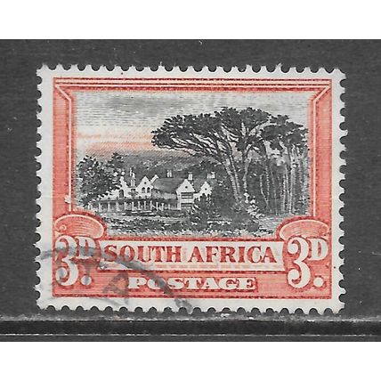 AFRICA SOUTH 1930 3d THREE PENCE GROOT SCHAUR SG45 USED