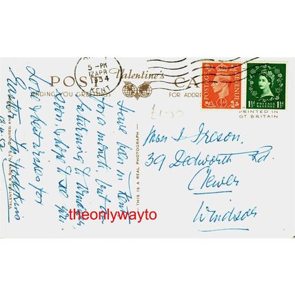 Weavers House, Canterbury, Kent, 77263 RP Valentines Postcard, 1954