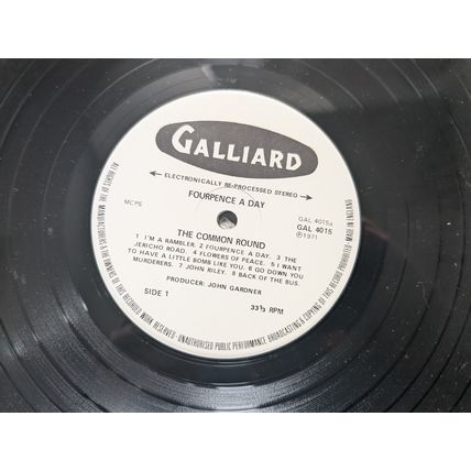 FOURPENCE A DAY The Common Round Folk Sound LP 1971 Galliard vinyl record UK