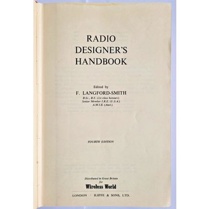 Radio Designer’s Handbook. Ed. by F. Langford-Smith