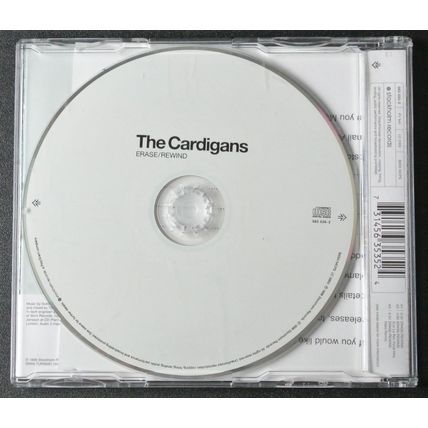 The Cardigans – Erase / Rewind (Stockholm Records, 563 535-2) [CD Single]