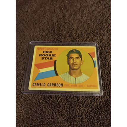 1960 Topps # 121 Camilo Carreon Chicago White Sox Catcher 3.0 VG Condition