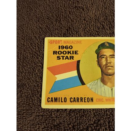 1960 Topps # 121 Camilo Carreon Chicago White Sox Catcher 3.0 VG Condition