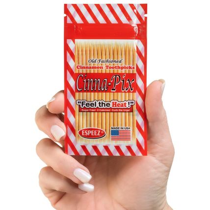 Cinna-Pix Old Fashioned Cinnamon Toothpicks, 24 Count