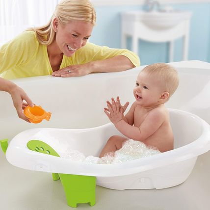 Fisher-Price Baby to Toddler Bath 4-In-1 Sling ‘N Seat Tub with Removable Infant