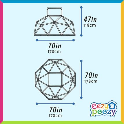 Eezy Peezy Monkey Bars Climbing Tower - Active Outdoor Fun for Kids Ages 3 to 6