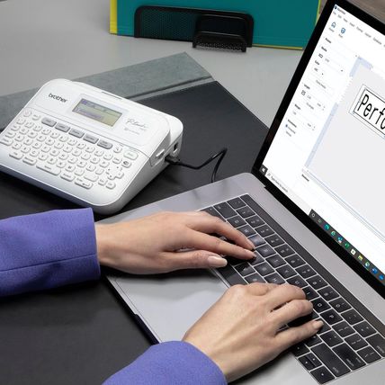 Brother P-Touch PT-D410 Home / Office Advanced Label Maker | Connect via USB to
