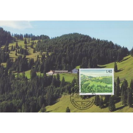 Liechtenstein Maximum Card FDC Mountain Scene Zayix Stamps 1224A0067