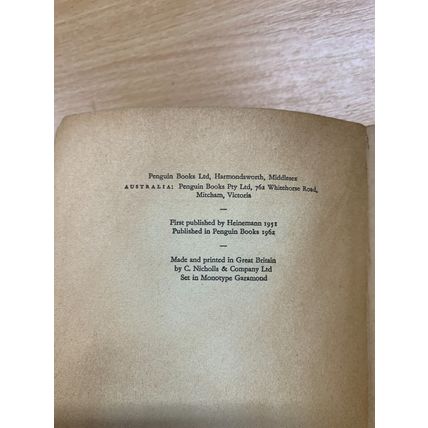 1962 ANTHONY POWELL "A QUESTION OF UPBRINGING" PENGUIN FICTION PB BOOK (P2)
