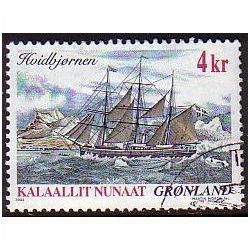 2002 Greenland Sc# 398 used - Ship Hvidbjornen 4.00kr
