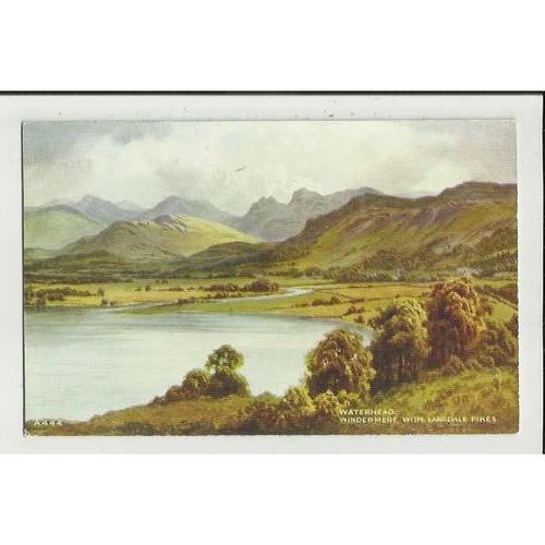 A444 WATERHEAD Windermere Valentine "Art Colour" Postcard
