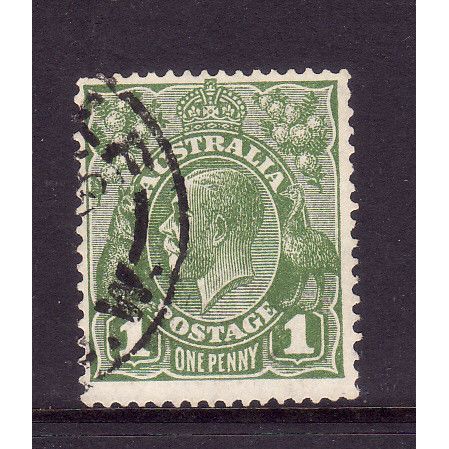 AUSTRALIA 1931 SG 125 1d GREEN FINE USED