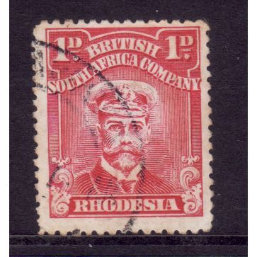 RHODESIA 1913 SG 193 1d RED FINE USED