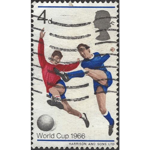 GB, FOOTBALL, England World Cup, blue 1966, 4d