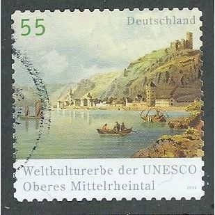 GER 2006 55c (S/A)' U.N.E.S.C.O (RHINE VALLEY) ' FINE USED (EBID42-756)