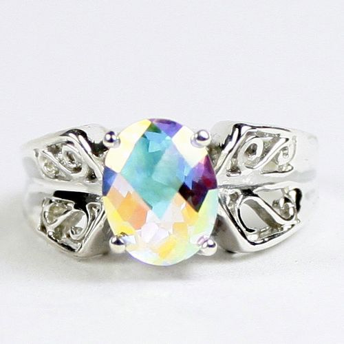 Mercury Mist Topaz, 925 Sterling Silver Ring, SR281