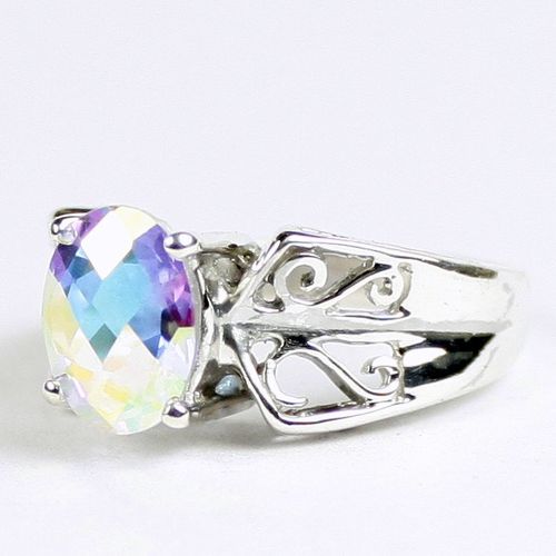 Mercury Mist Topaz, 925 Sterling Silver Ring, SR281