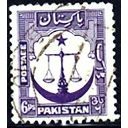 Pakistan 1948 Scales 6p Used Stamp12.5perf