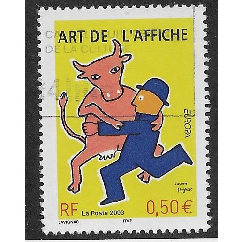 FRA 2003 50c 'EUROPA' FINE USED (EBID56-866)