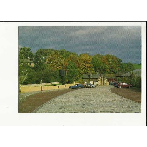 Yorkshire OXENHOPE STATION Postcard by Worth Valley Railway (WV 92)