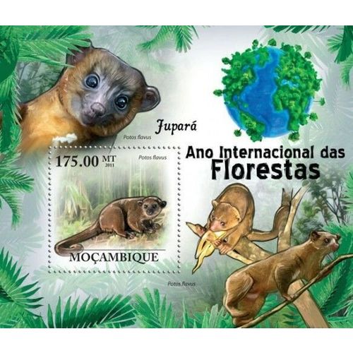 MOZAMBIQUE 2011 SHEET MNH JUPARA WILDLIFE 1A
