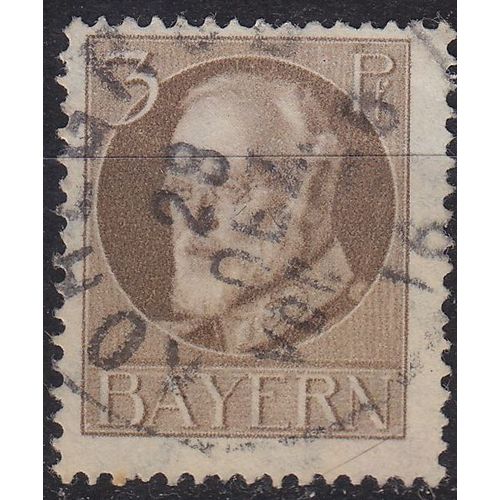 GERMANY Bayern Bavaria [1916] MiNr 0094 II A ( O/used )