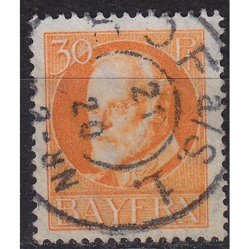 GERMANY Bayern Bavaria [1916] MiNr 0099 II A ( O/used )