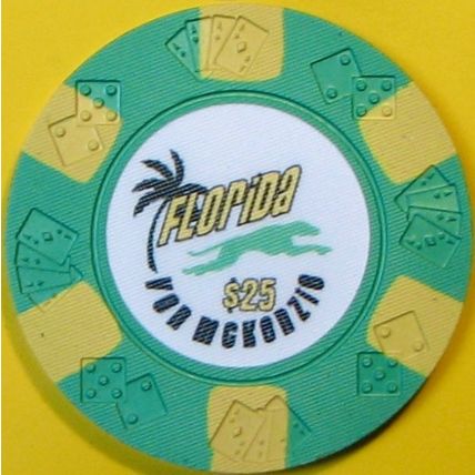 CC&GTCC Club. $25 Casino Chip. Florida. T52.