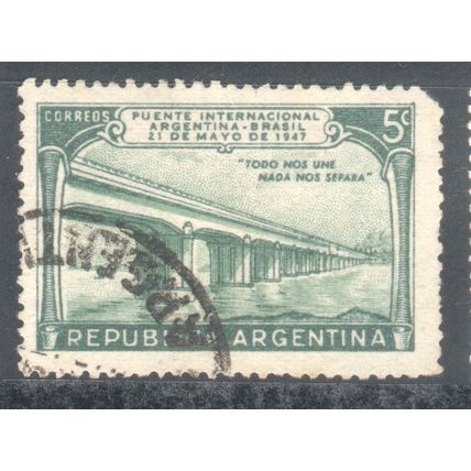 Argentina stamps 1947 - International Bridge Argentina & Brazil - used