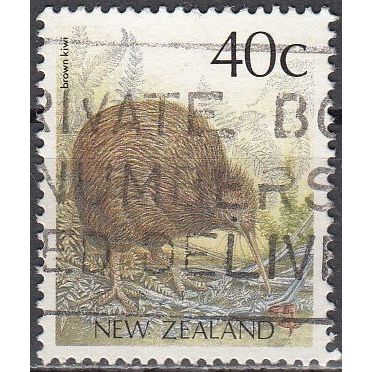 New Zealand 1988 Michel 1051A O Cote (2005) 0.20 Euro Kiwi austral