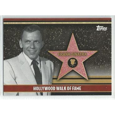 2011 TOPPS AMERICAN PIE ' HOLLYWOOD WALK of FAME ' card # 10 FRANK SINATRA