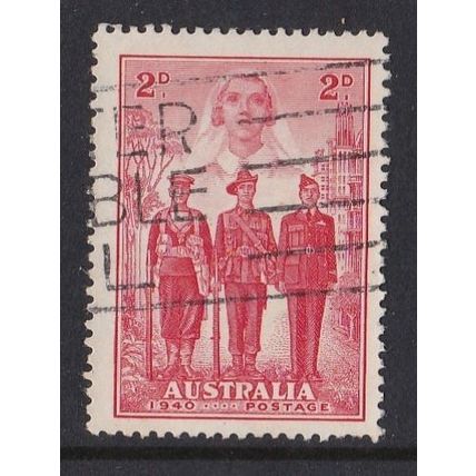Australia: 1940 Imperial Forces. FU 2d Stamp. Ref: S0608