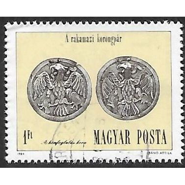 Mi 3673 A: 1 Ft. bicol. Hungarian Art at the Time of the Conquest, comb perf. 12