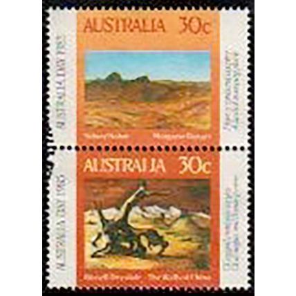 Australia 1985 Australia Day Drysdale Se-tenant pair of 2 x 30c Used Stamps