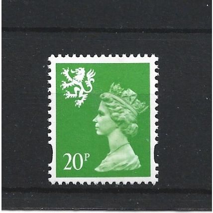 Scotland.S83 20p Bright Green.Unmounted Mint.Aug25