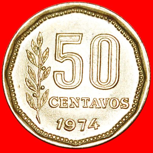 LIBERTY: ARGENTINA ★ 50 CENTAVOS 1974! LOW START ★ NO RESERVE!!!
