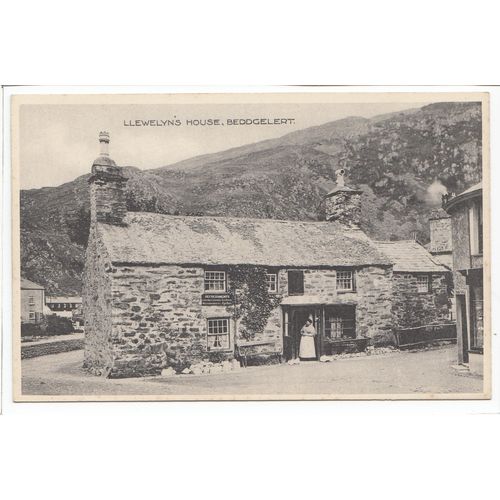 Llewelyn's House Beddgelert Postcard