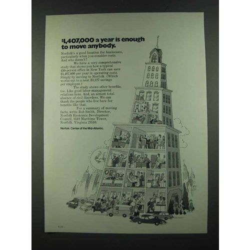 1972 Norfolk Economic Development Council Ad - Move