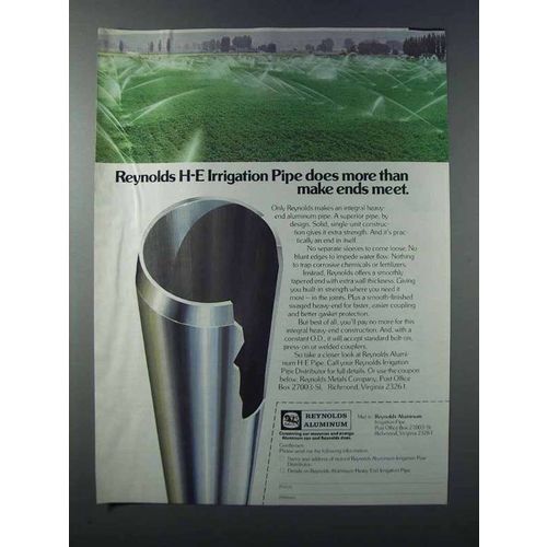 1981 Reynolds Aluminum H-E Irrigation Pipe Ad