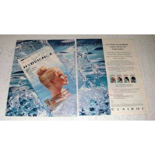 1996 Clairol Hydrience Haircolor Ad - Break Through