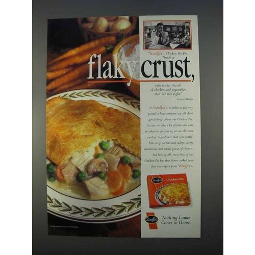 1996 Stouffer's Chicken Pie Ad - Flaky Crust