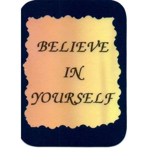 1009 Inspirational Christian Refrigerator Magnet Believe In Yourself