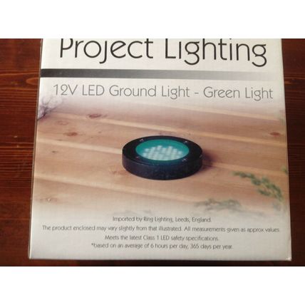 Ring Lutea Ground 12v 15 Led Lights Colour Green Garden Patio Deck lighting
