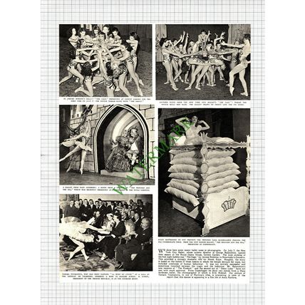X2021) New York City Ballet Toumanova Norah Kaye Kjaergaard - 1952 Cutting