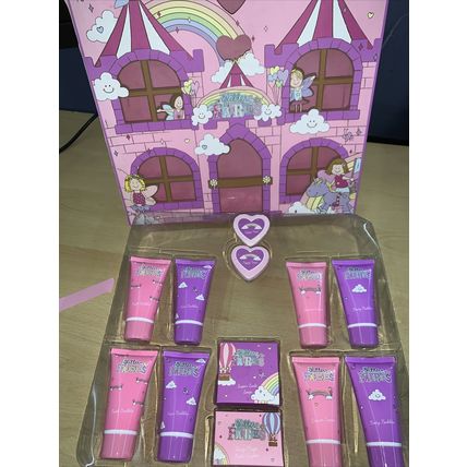 New Kids Glitter Fairies Castle Bath Gift Set *damaged Box/packaging