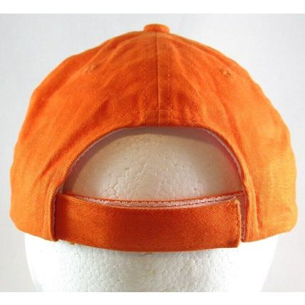 Pre-Owned Embroidered Orange Washington D.C. Souvenir Cap Hat, Small, Adjustable